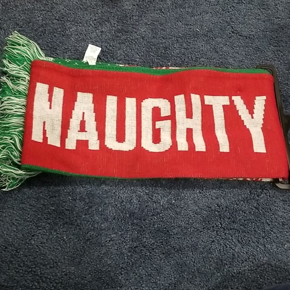Nwt! Ive been naughty/nice scarf - Picture 1 of 11